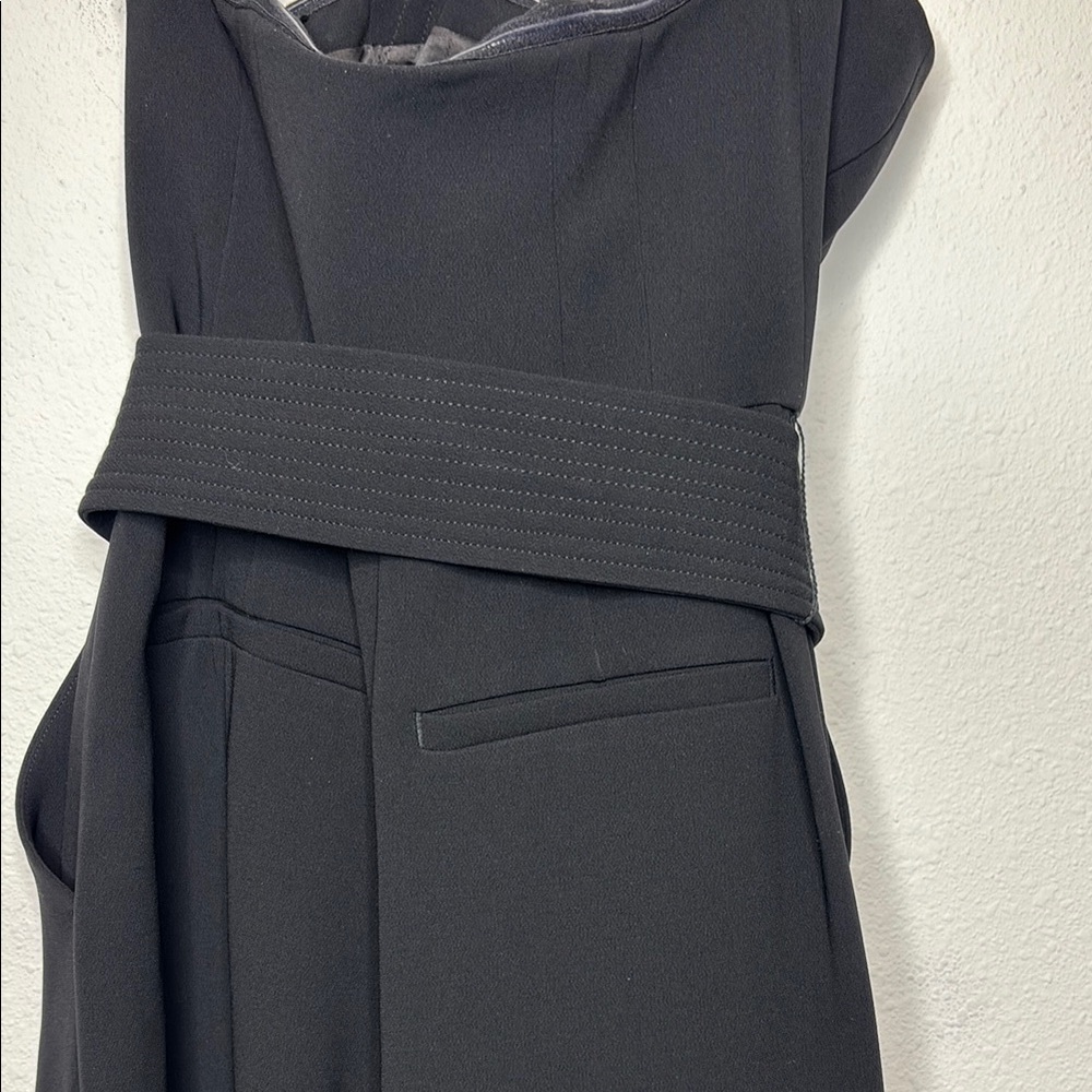 A.L.C. Size 00 Black Maxi strapless Jumpsuit for Night Out - Picture 8 of 12